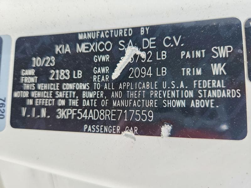 2024 KIA FORTE GT LINE 13