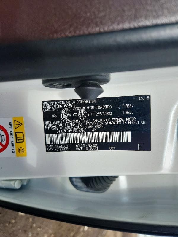2018 LEXUS RX 350 L 14
