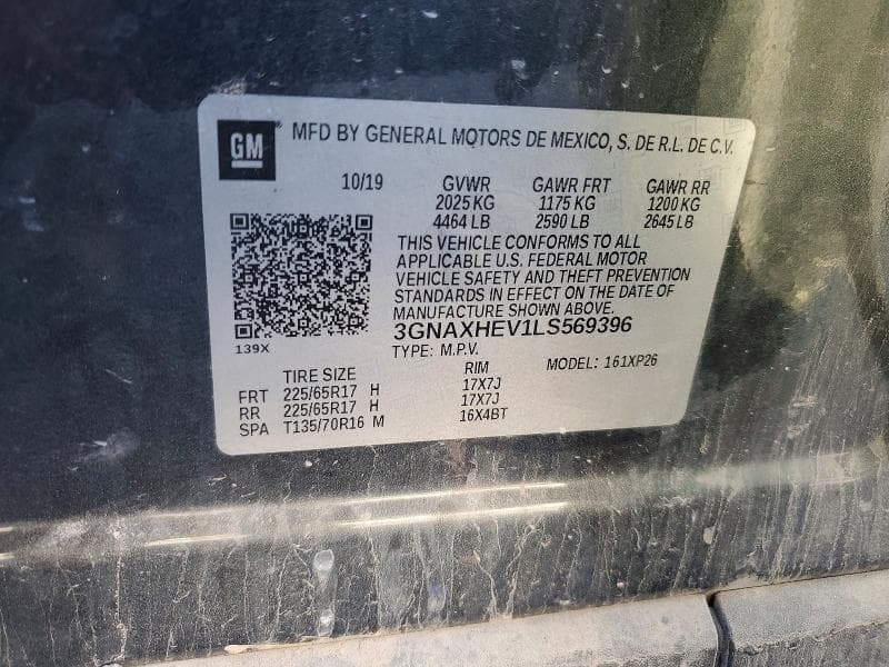 2020 CHEVROLET EQUINOX LS 14