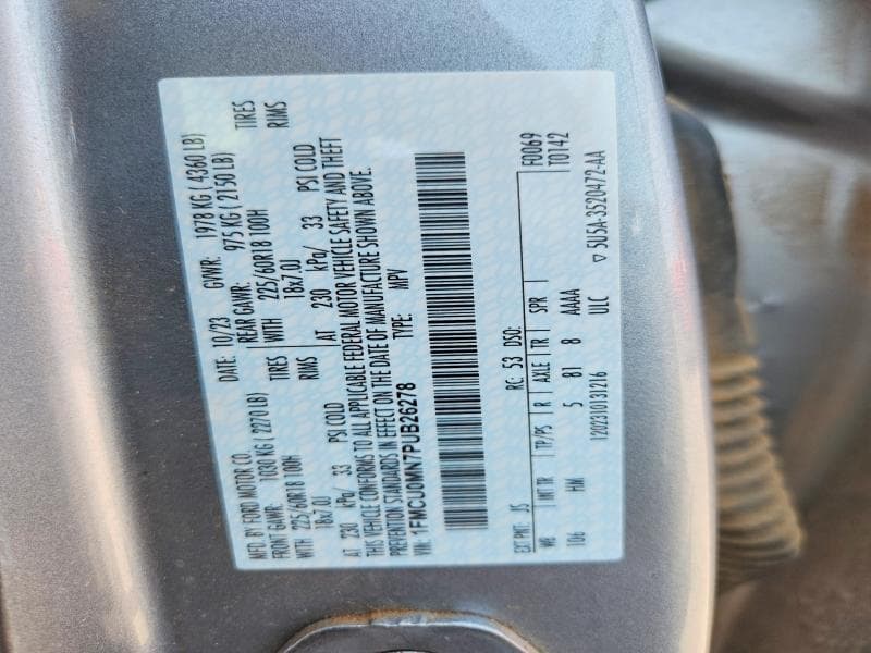 2023 FORD ESCAPE ST LINE 13