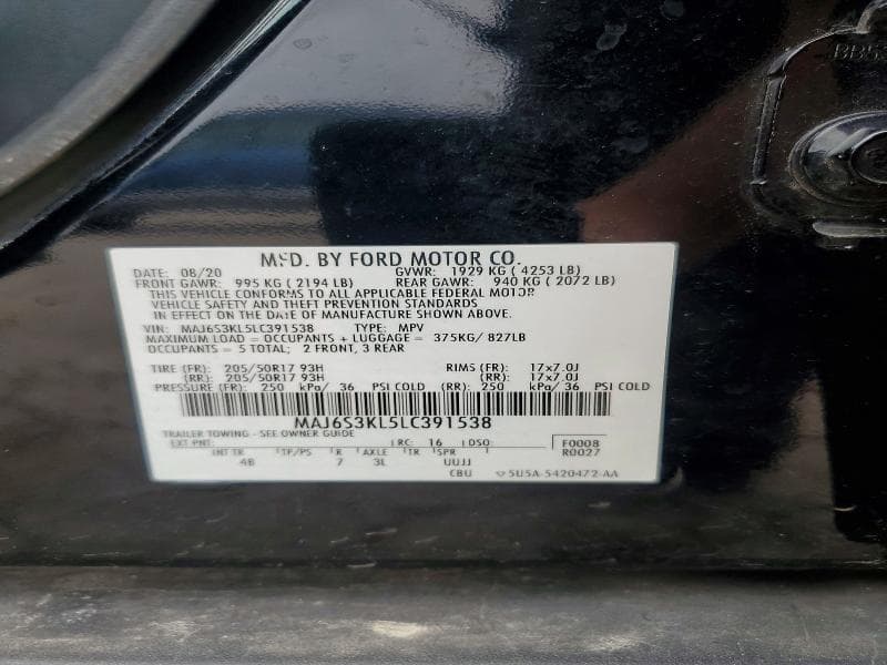 2020 FORD ECOSPORT TITANIUM 12