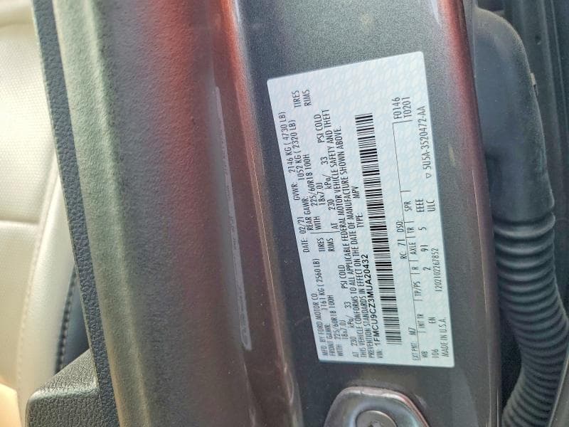 2021 FORD ESCAPE SEL 13