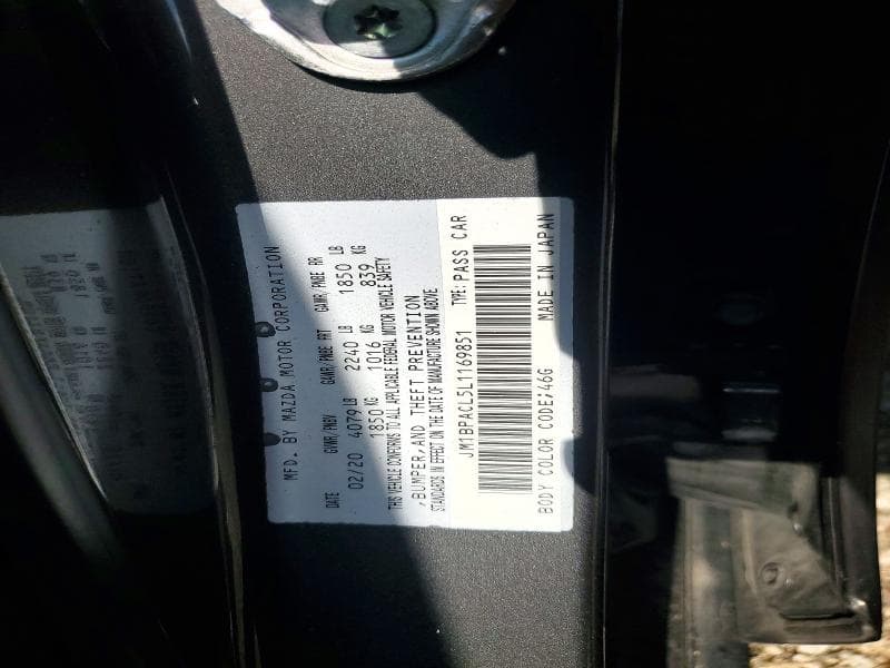 2020 MAZDA 3 SELECT 12