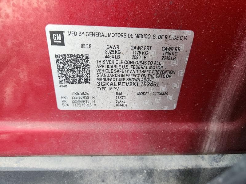 2019 GMC TERRAIN SLT 14
