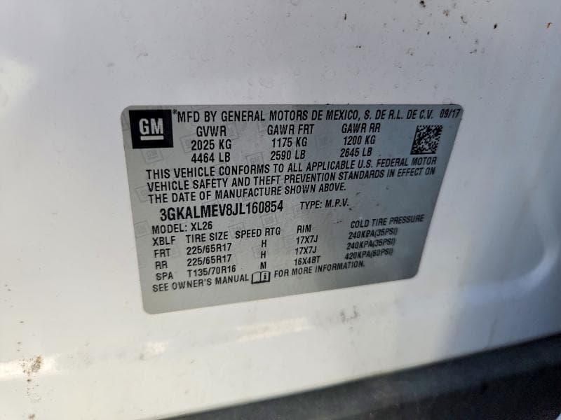 2018 GMC TERRAIN SLE 13