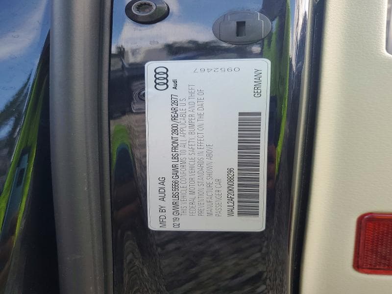 2019 AUDI A6 PREMIUM PLUS 12