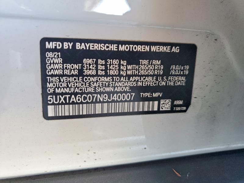 2022 BMW X5 XDRIVE45E 13