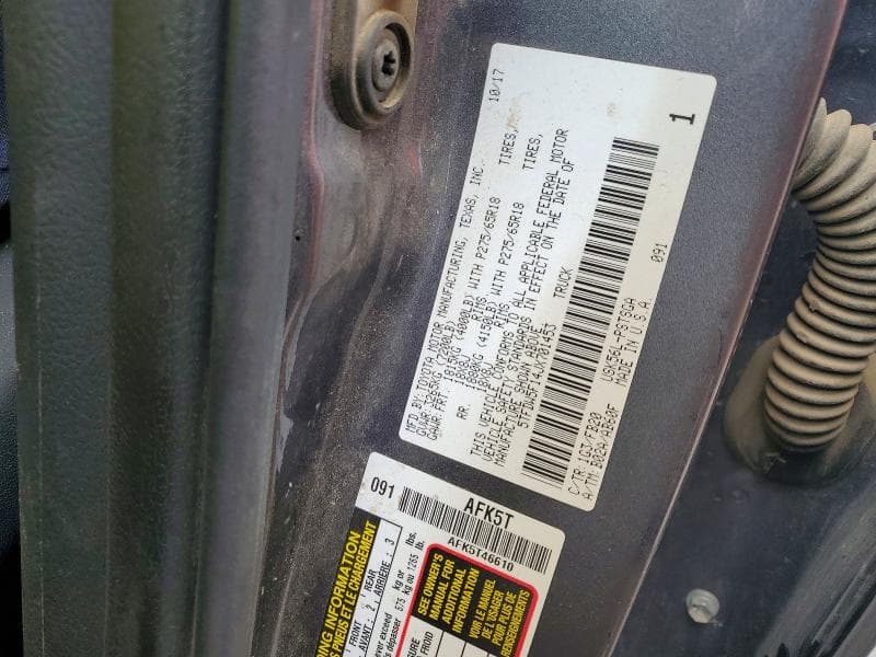 2018 TOYOTA TUNDRA CREWMAX SR5 12