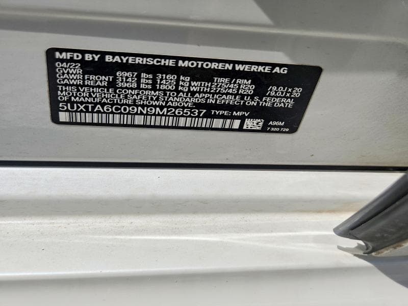 2022 BMW X5 XDRIVE45E 13