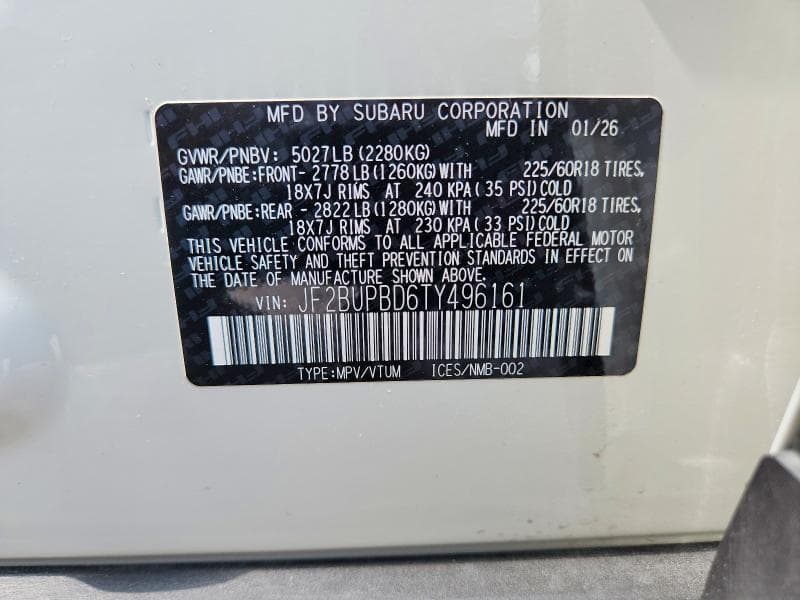 2026 SUBARU OUTBACK PREMIUM 13