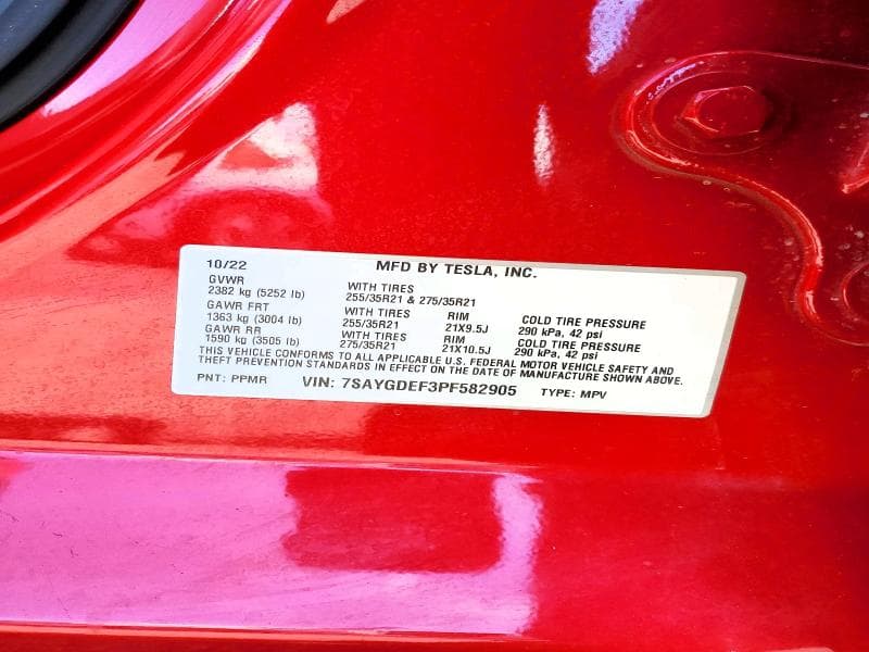 2023 TESLA MODEL Y 12