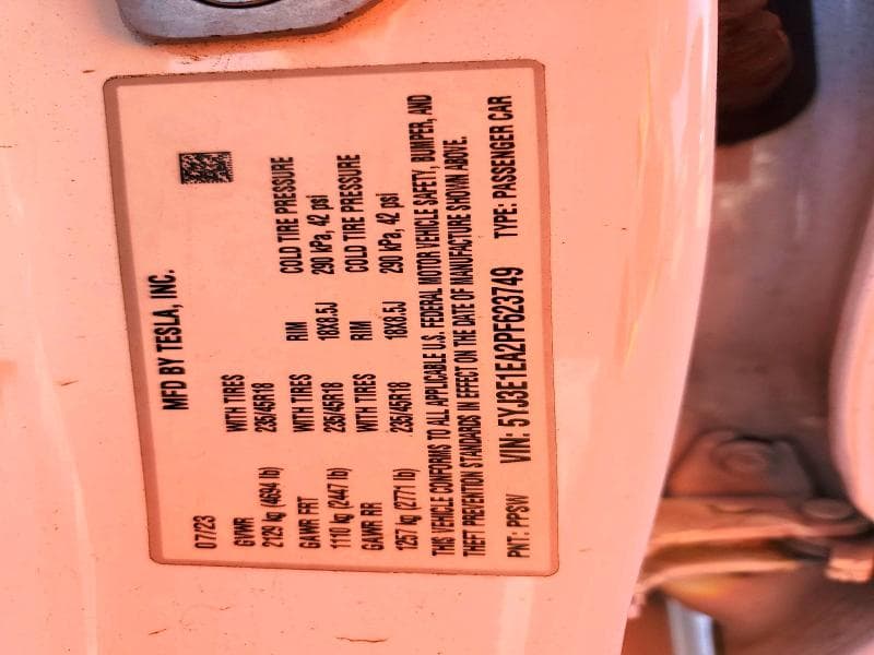 2023 TESLA MODEL 3 12