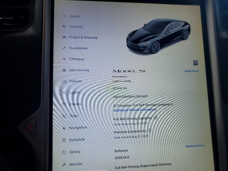 2020 TESLA MODEL S 9