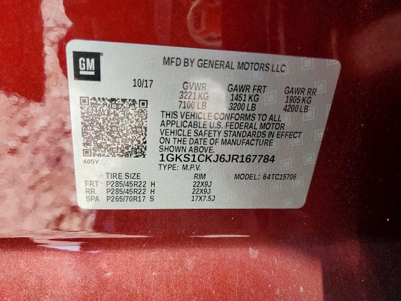 2018 GMC YUKON DENALI 14