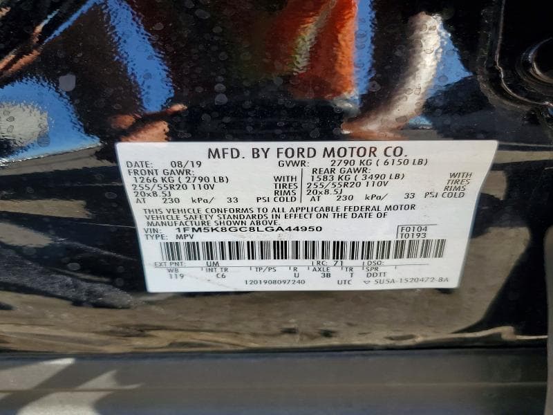 2020 FORD EXPLORER ST 13