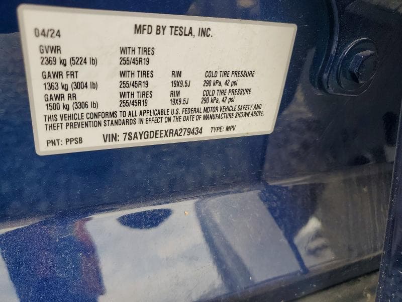 2024 TESLA MODEL Y 13