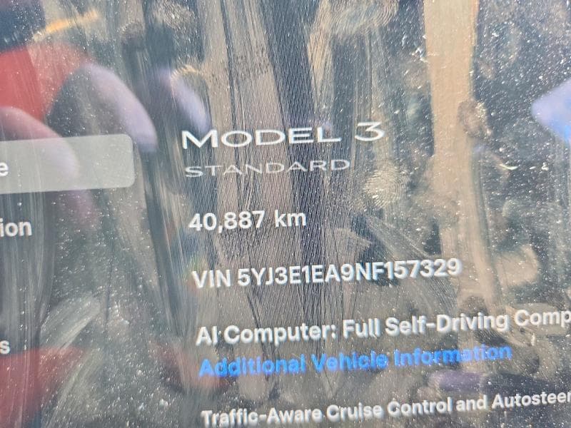 2022 TESLA MODEL 3 9