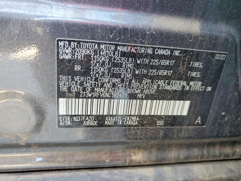 2022 TOYOTA RAV4 XLE 13