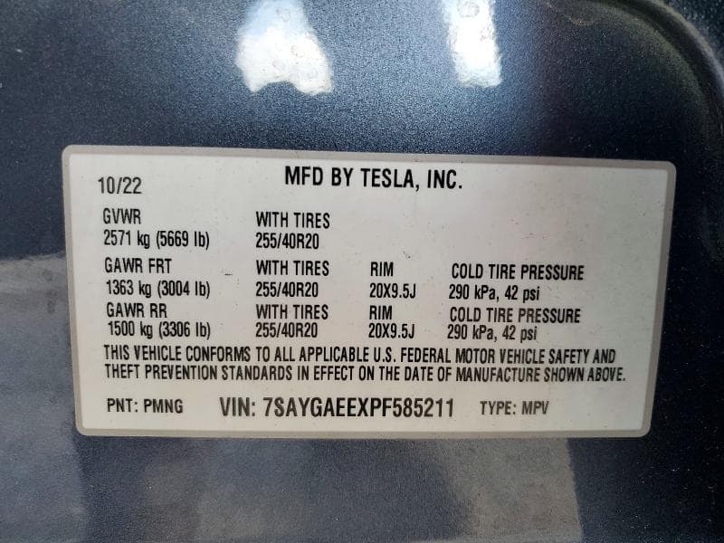 2023 TESLA MODEL Y 13