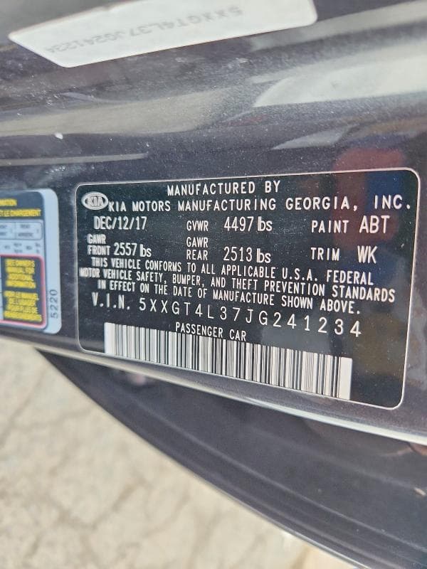 2018 KIA OPTIMA S 13