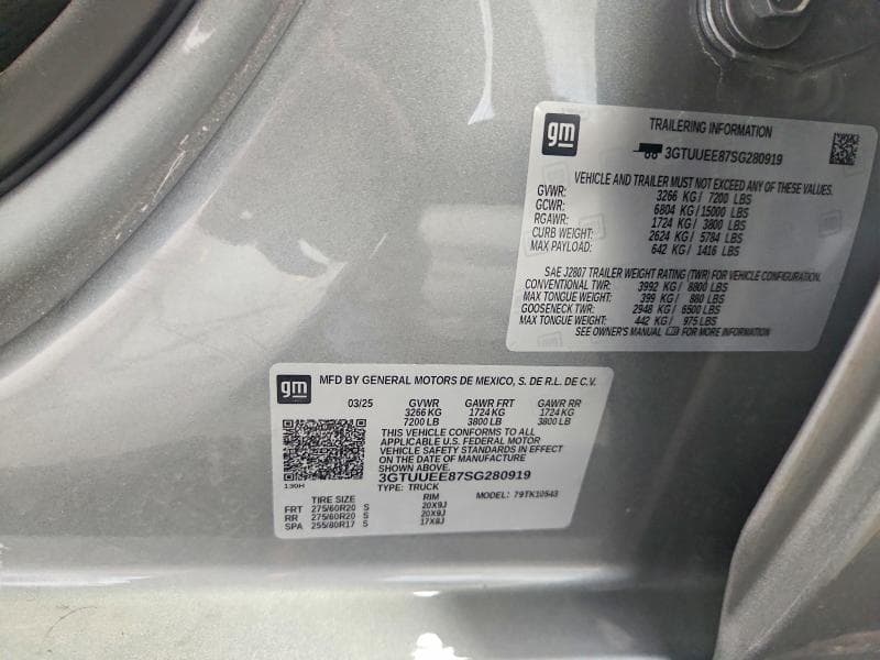 2025 GMC SIERRA K1500 AT4 12