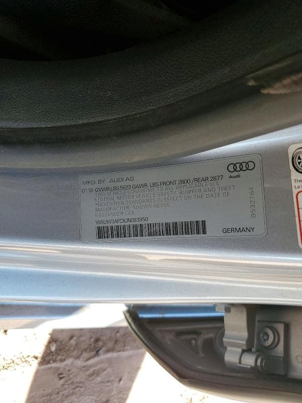 2018 AUDI A7 PREMIUM PLUS 12