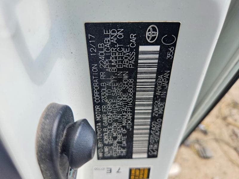 2017 TOYOTA PRIUS PRIME ADVANCED 12