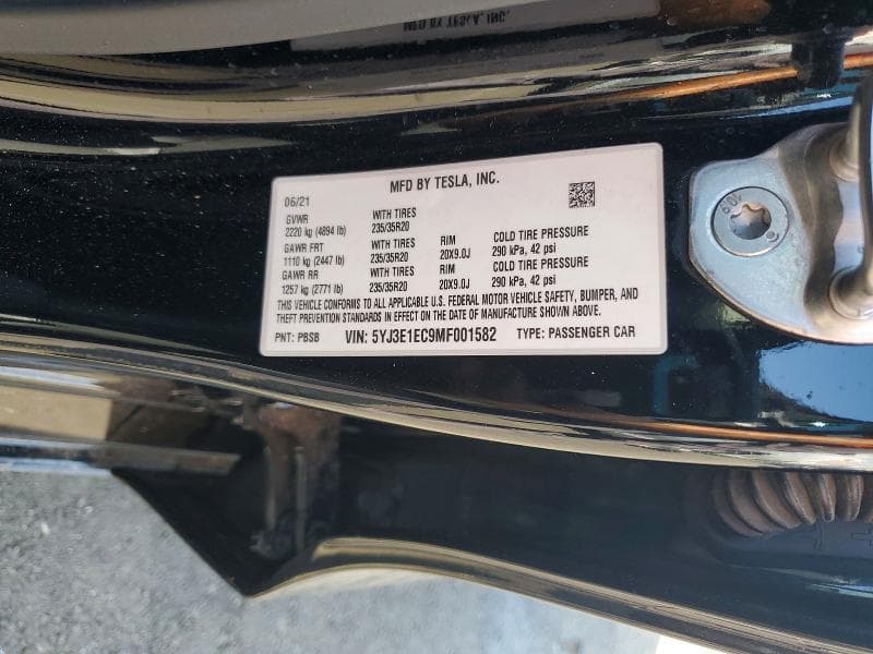 2021 TESLA MODEL 3 12