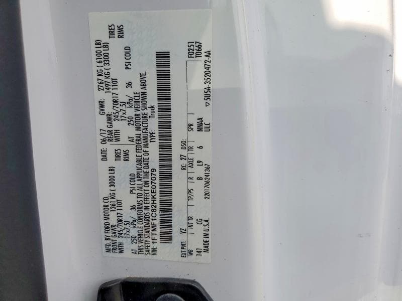2017 FORD F150 12