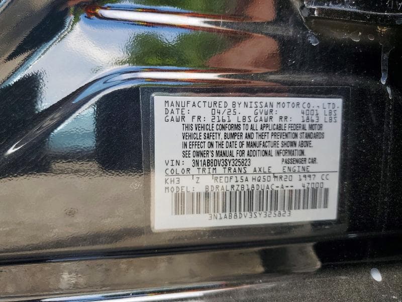 2025 NISSAN SENTRA SR 12