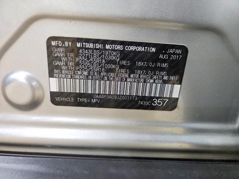 2018 MITSUBISHI OUTLANDER SPORT ES 13