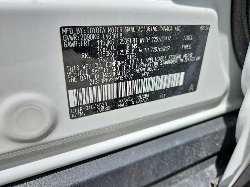 2024 TOYOTA RAV4 LE 12