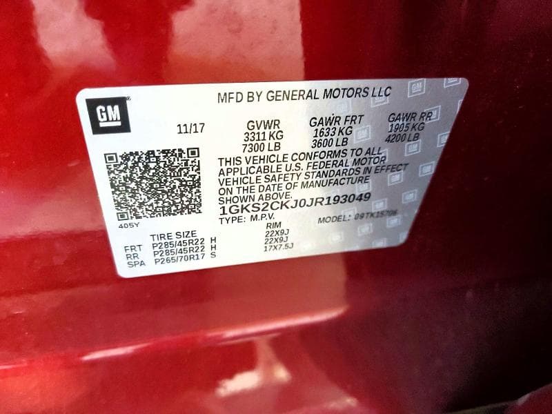 2018 GMC YUKON DENALI 13