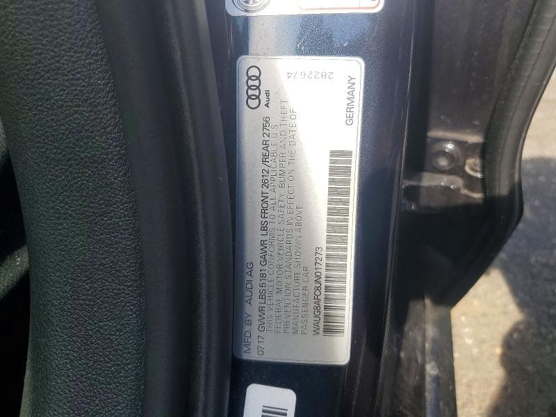 2018 AUDI A6 PREMIUM PLUS 12