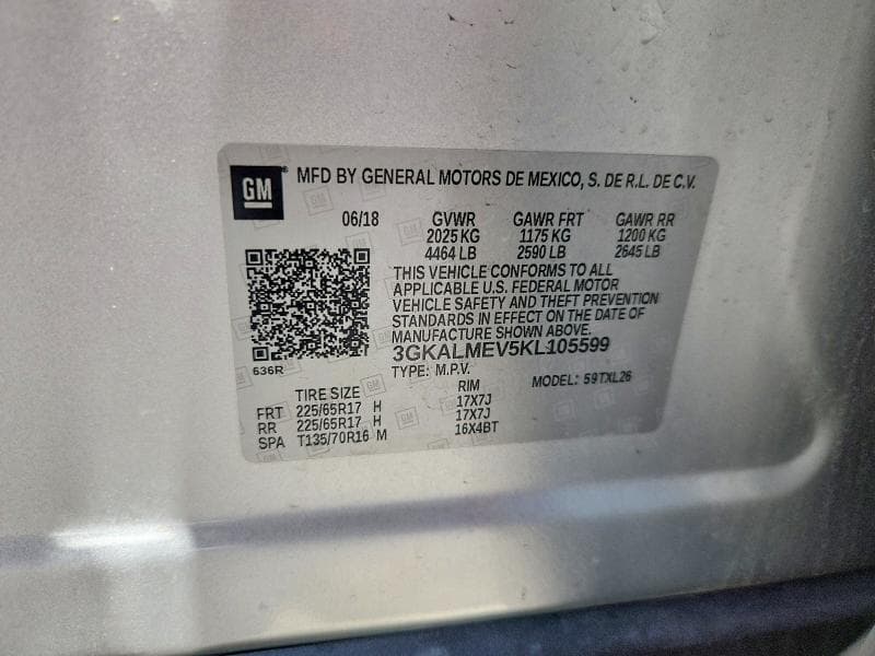 2019 GMC TERRAIN SLE 13