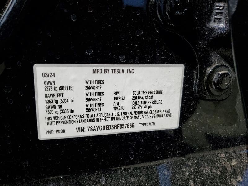 2024 TESLA MODEL Y 12