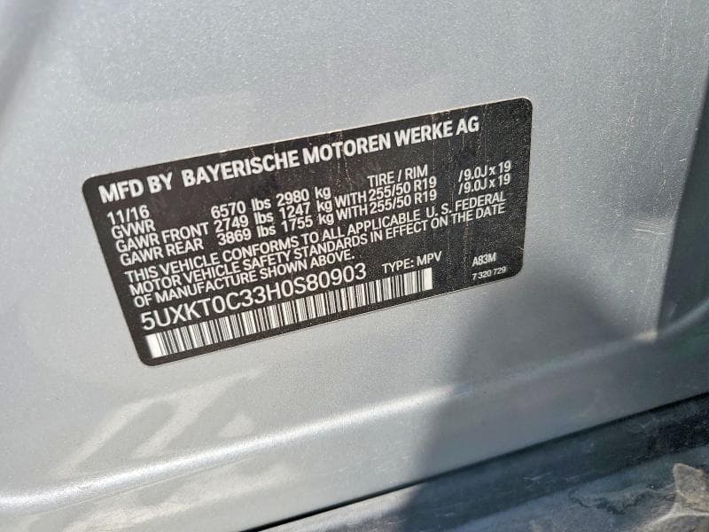 2017 BMW X5 XDR40E 13