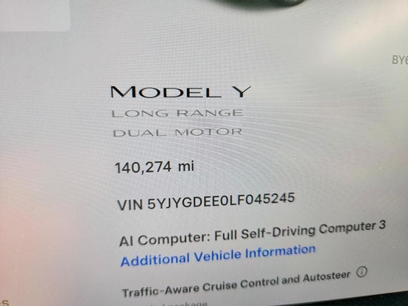 2020 TESLA MODEL Y 9