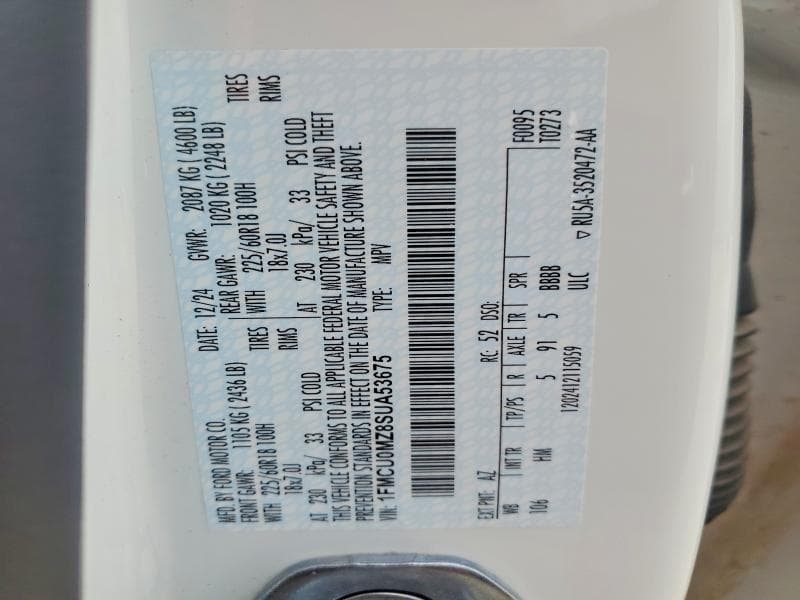 2025 FORD ESCAPE ST LINE 13