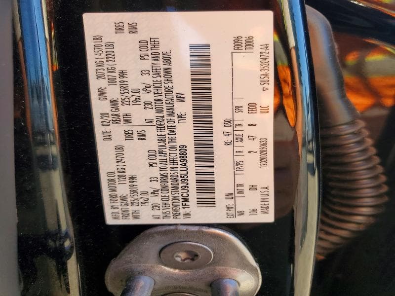 2020 FORD ESCAPE TITANIUM 13