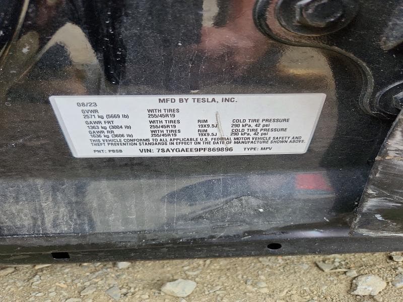 2023 TESLA MODEL Y 12
