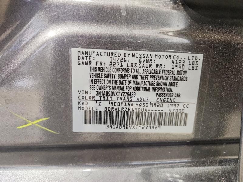 2026 NISSAN SENTRA SR 13