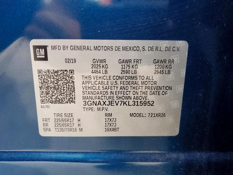 2019 CHEVROLET EQUINOX LT 13
