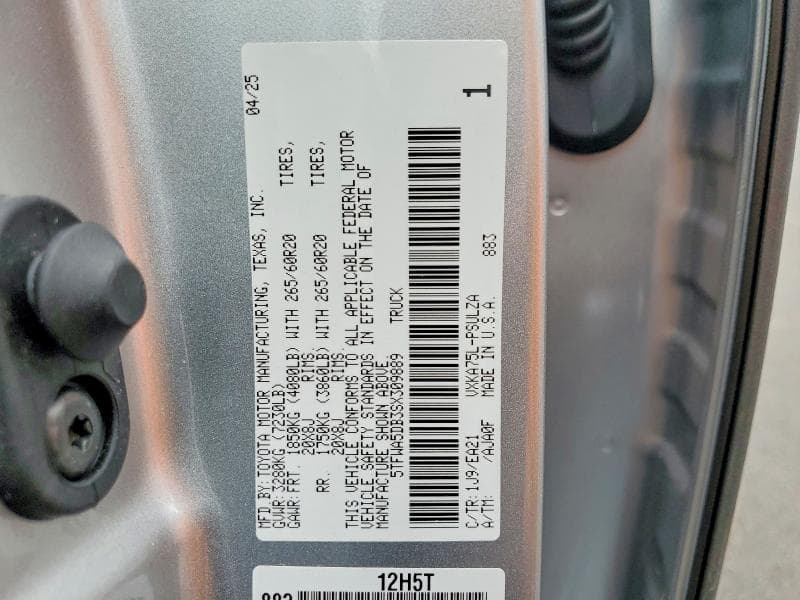 2025 TOYOTA TUNDRA LIMITED 13