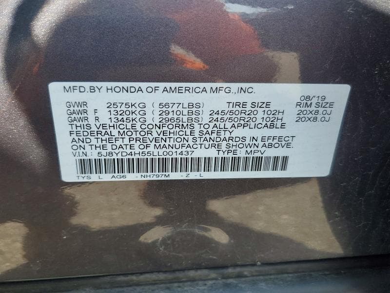 2020 ACURA MDX TECHNOLOGY 12