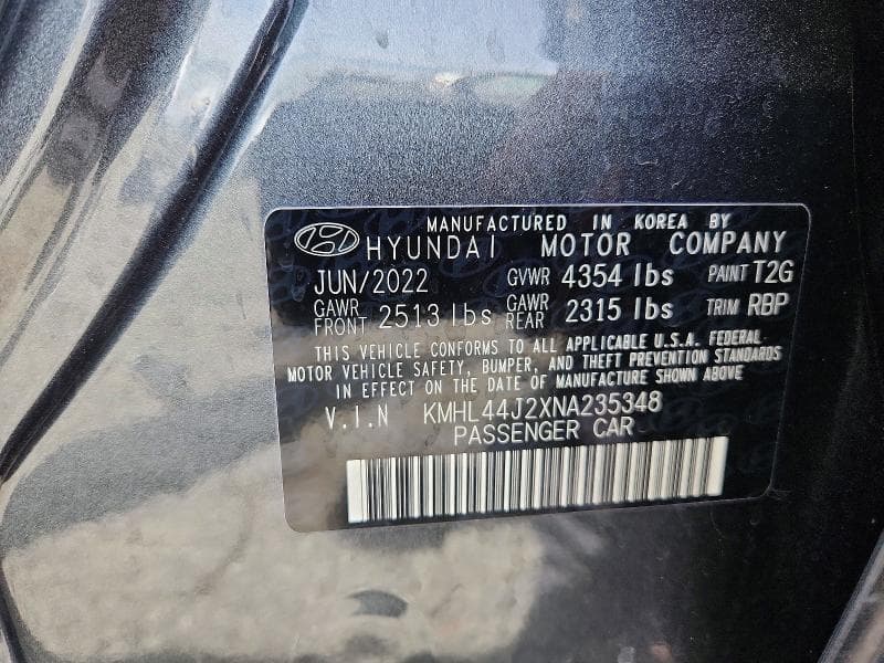2022 HYUNDAI SONATA SEL PLUS 12
