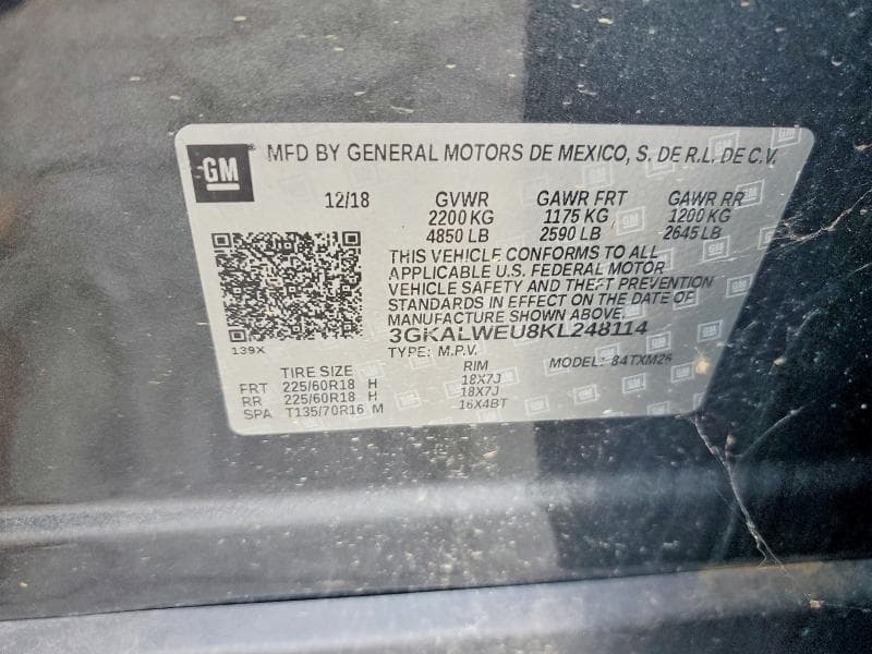 2019 GMC TERRAIN SLT 12