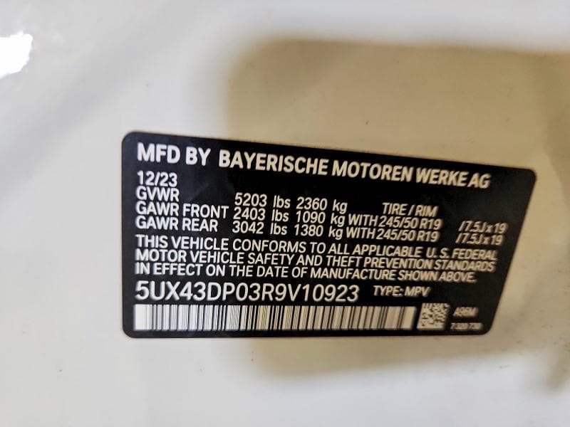 2024 BMW X3 SDRIVE30I 13