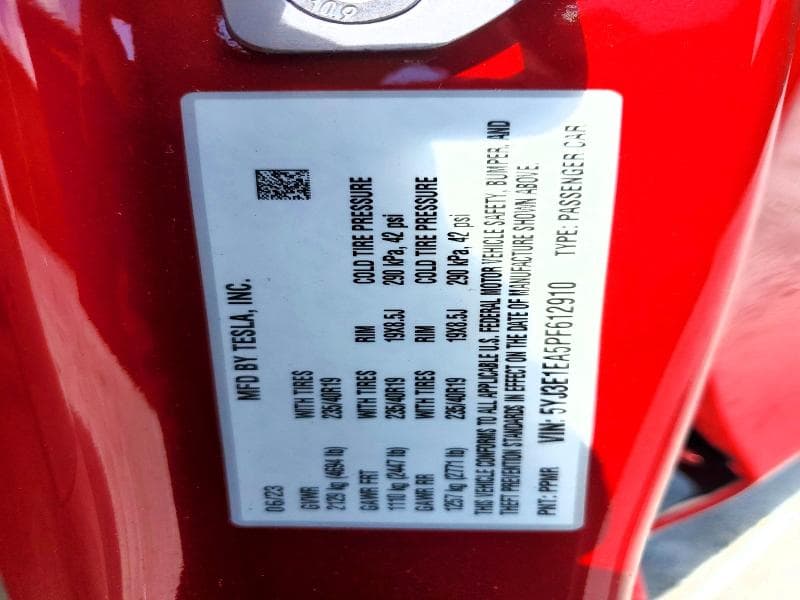 2023 TESLA MODEL 3 12