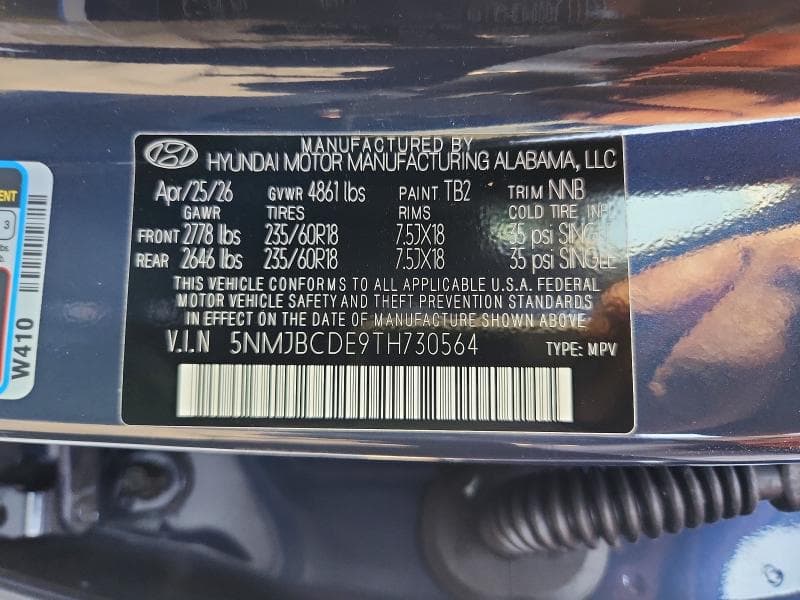 2026 HYUNDAI TUCSON SEL 13